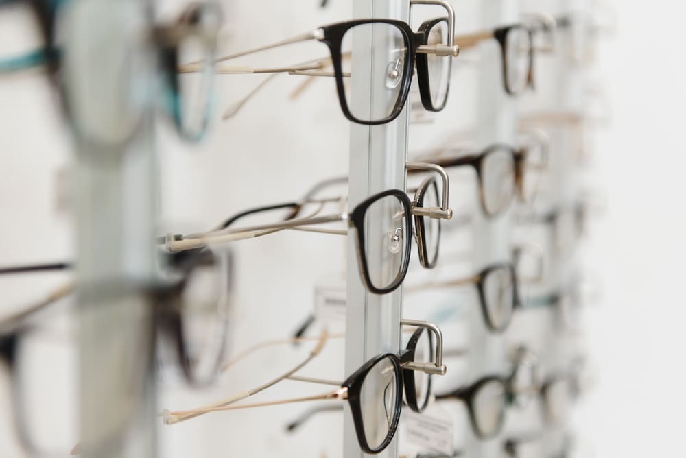 Display of designer frames like Gucci Eyewear in Nashville