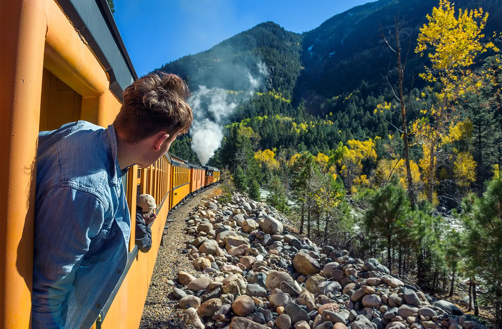 Silverton Railroad is on of the best things to do in Durango Colorado is very close to Antlers on the Creek Bed and Breakfast in Durango Colorado