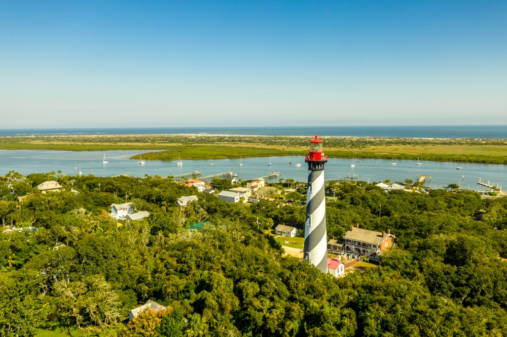The St. Augustine Lighthouse is one of the top things to do on Anastasia Island