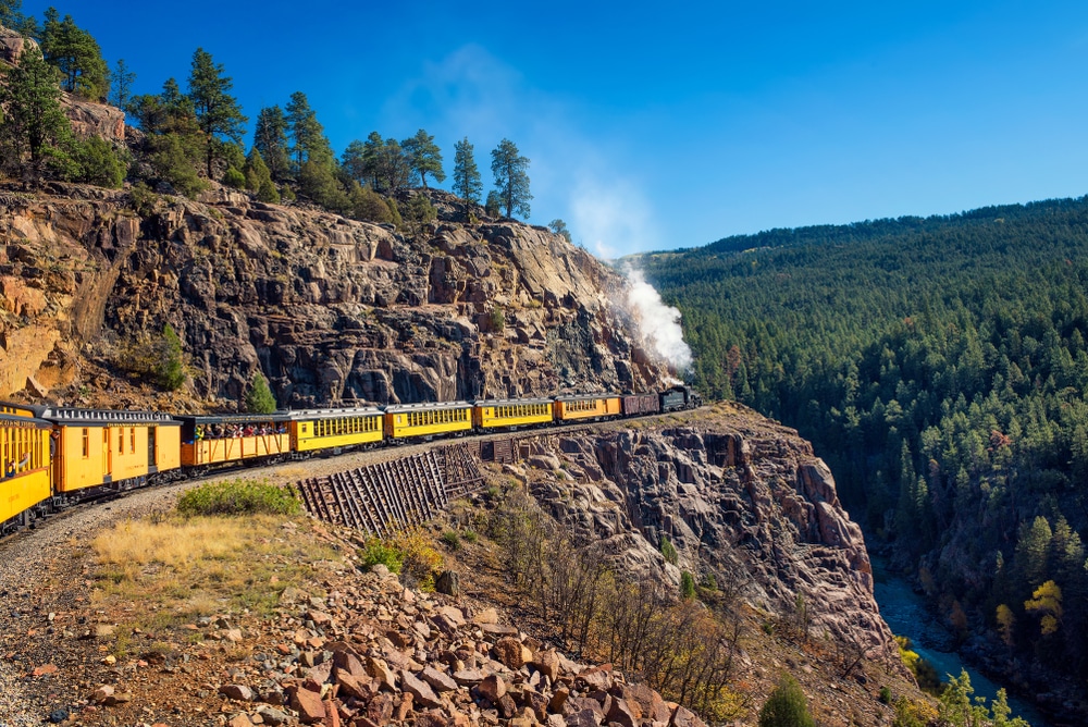 The Durango to Silverton Train is one of the top things to do in Durango, CO