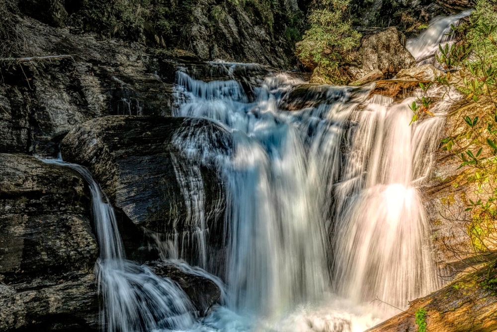Dukes Creek Falls in North Georgia