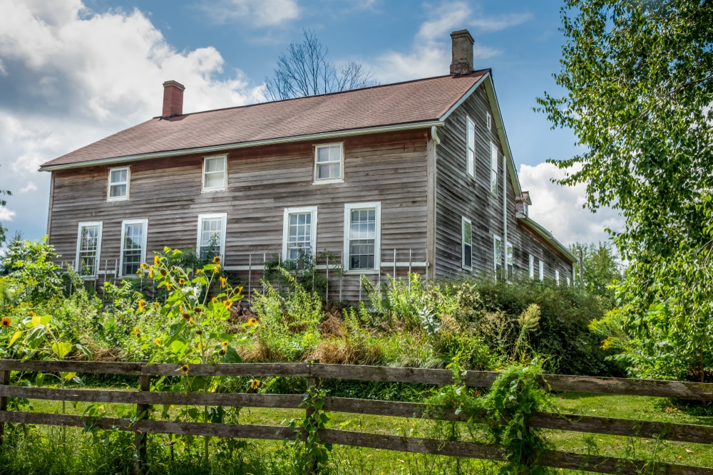 One of the historic homes at the Amana Colonies, one of the most unique places to visit in Iowa