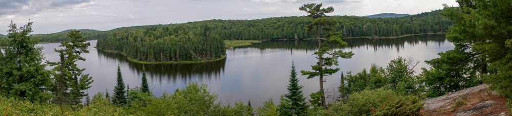 Gorgeous scenery along the Superior Hiking Trail in Minnesota