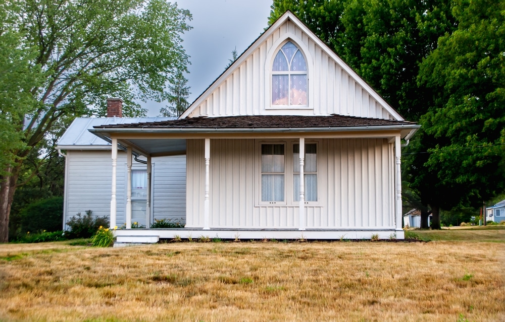 The American Gothic House is one of the most unique places to visit in Iowa