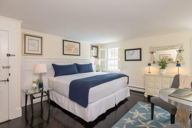 luxury king room at our Cape Cod Bed and Breakfast near Red River Beach