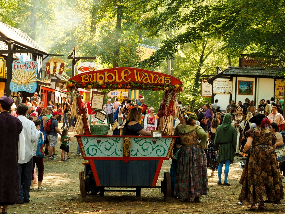 Kansas City Renaissance Fair has over 165 booths to shop.