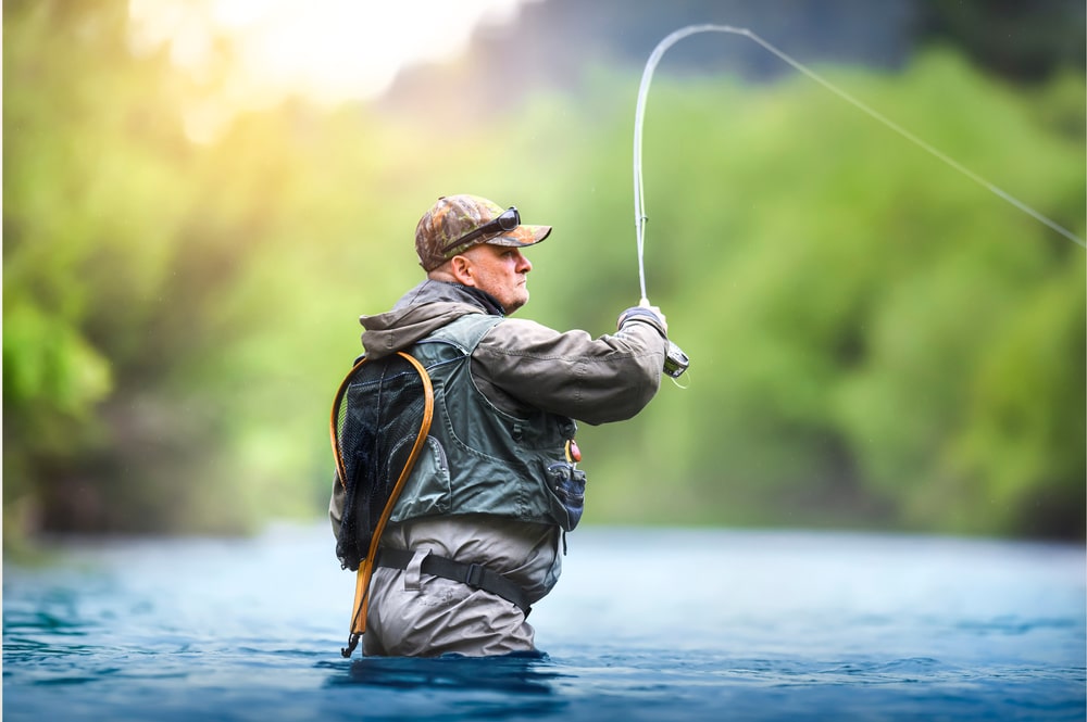 Many enjoying some North Georgia fly fishing during Trout Season in Georgia