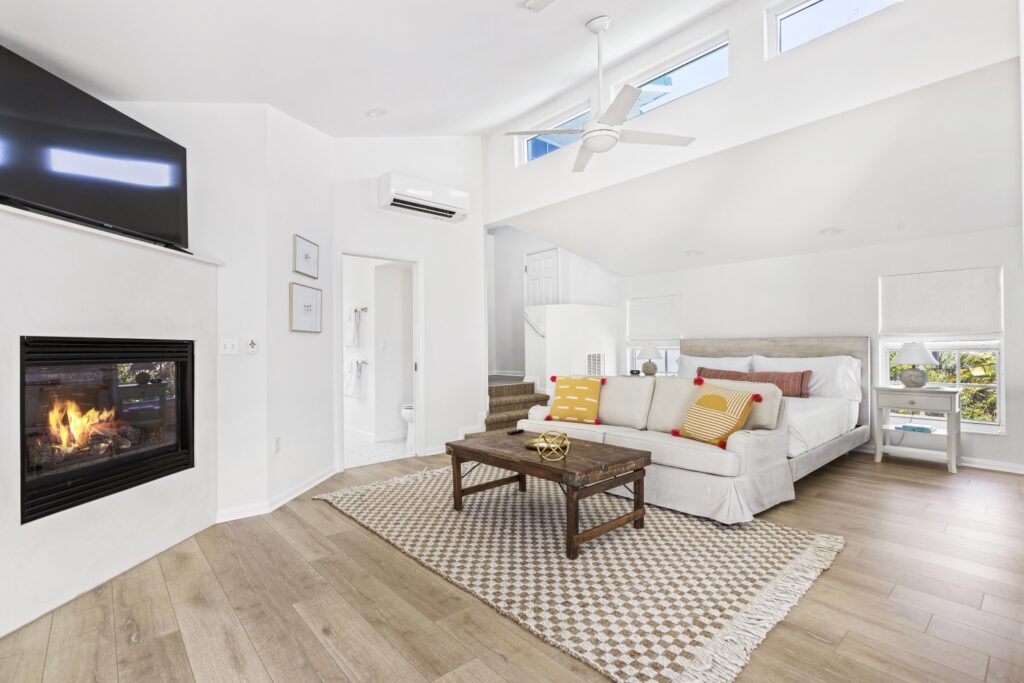 Our premiere accommodation, Suite One is perfect for honeymoons and anniversaries. This is one of our largest suites and features Flagler Beach beachfront views and a petite ocean-facing balcony.