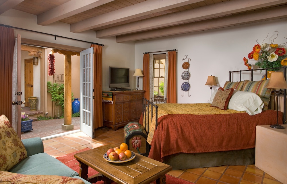 One of the guest rooms - a great place to relax after enjoying Santa Fe Nightlife