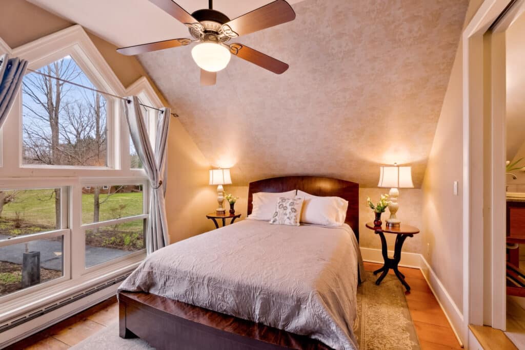 The Merlot Room at the Inn at Gothic Eves, one of the Best Bed and Breakfasts near Ithaca, a fabulous places to stay near Finger Lakes wineries.