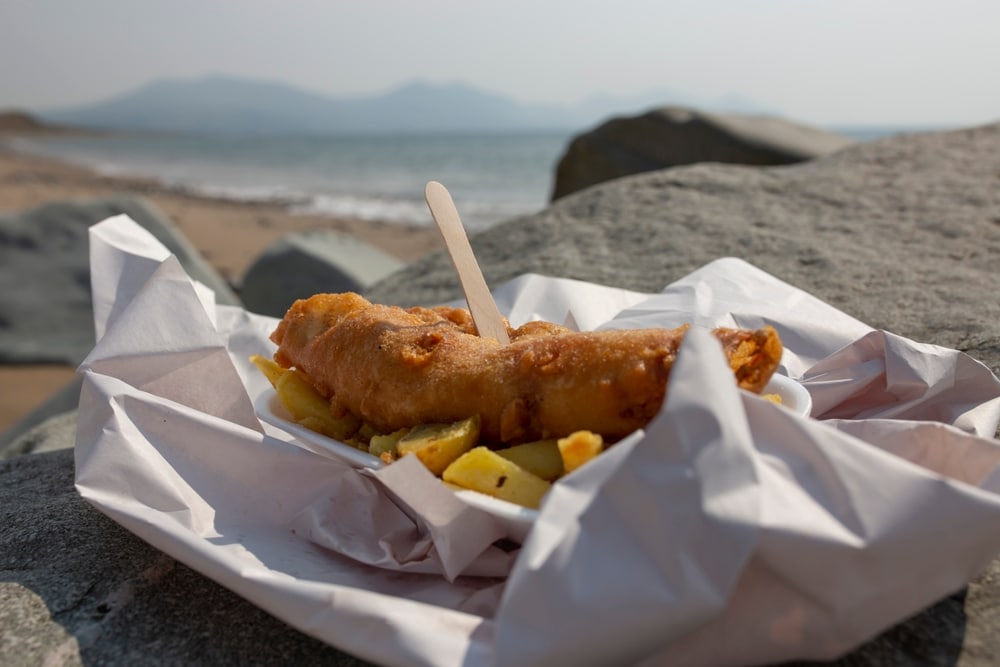 Fish and chips, like what you'll find at top Bandon Restaurants