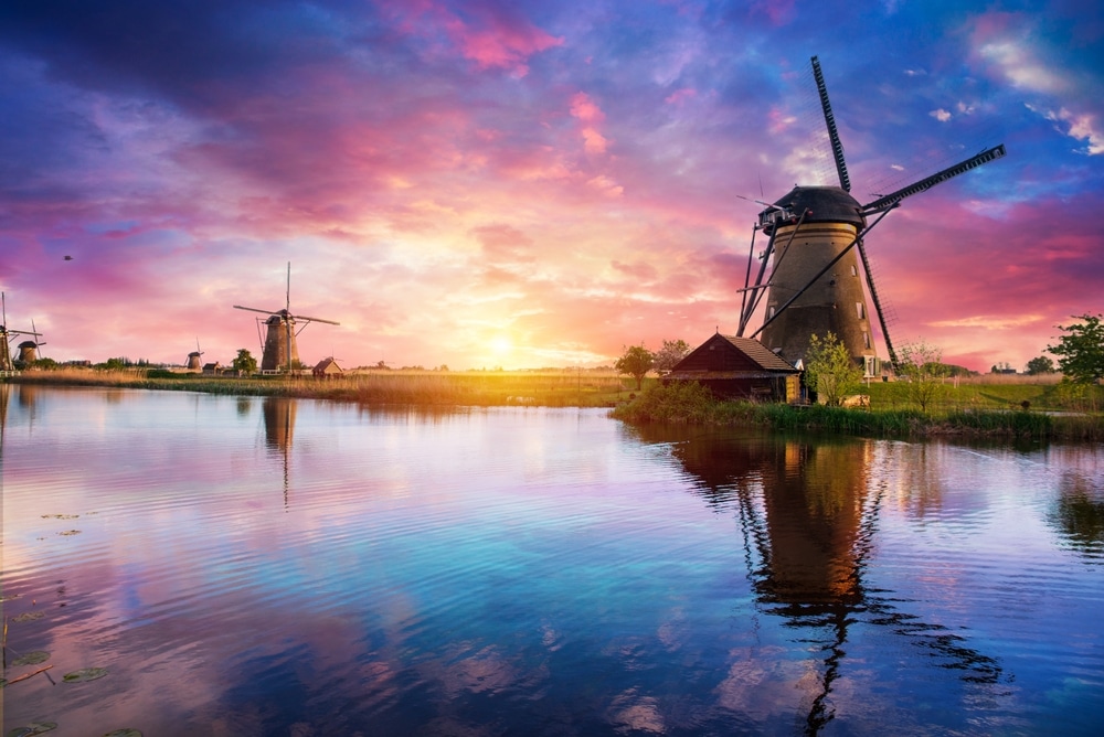 Windmills in Holland Michigan, one of the best weekend getaways in Michigan