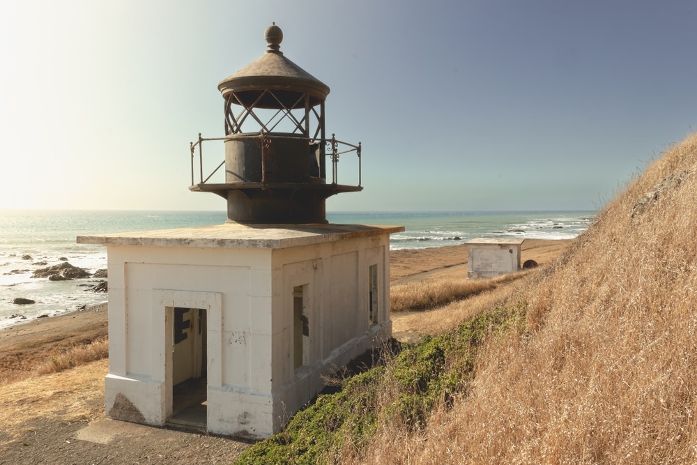 The Punta Gorda Lighthouse on The Lost Coast.