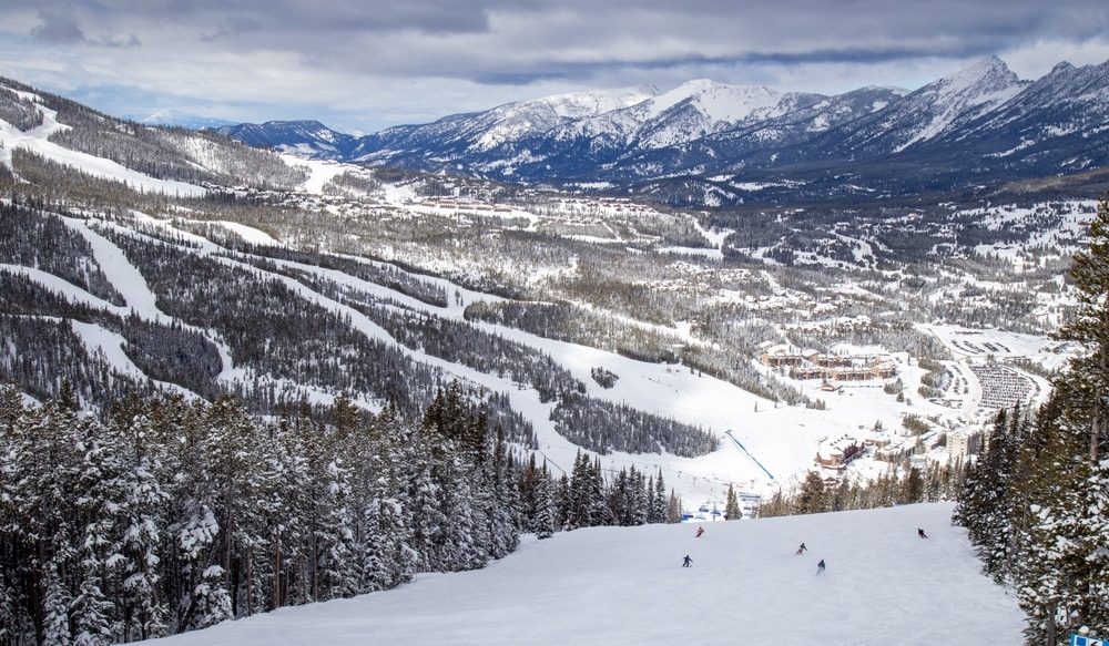 Alpine skiing at the best skiing near Missoula