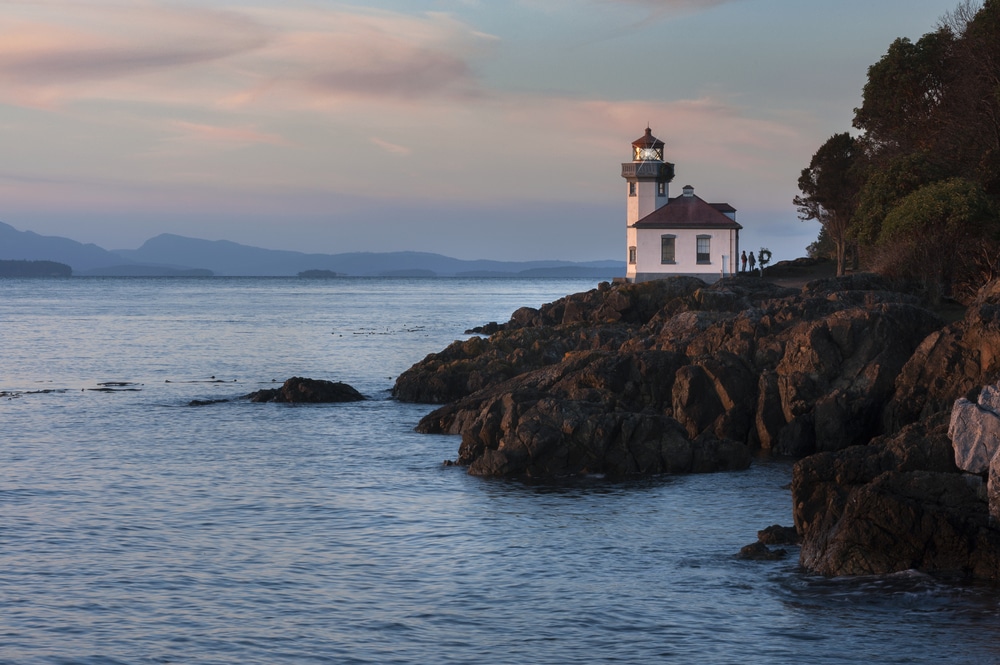 Lime Kiln Lighthouse is one of the best things to do in the San Juan Islands this winter
