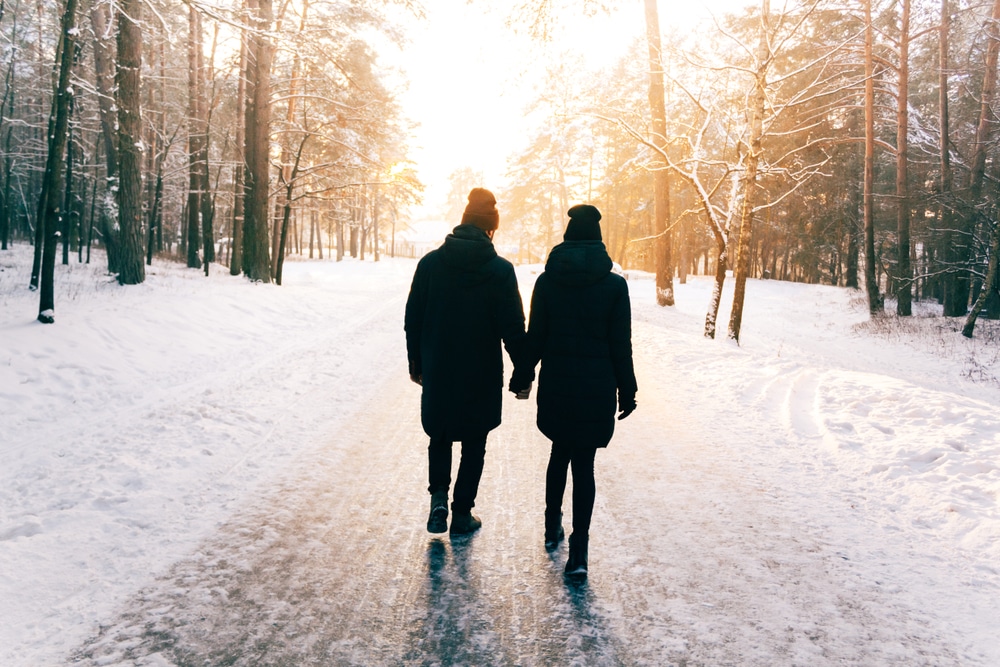 take a walk outside on your romantic getaways in PA