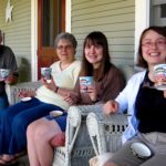 Ben & Jerry's icecream on the porch