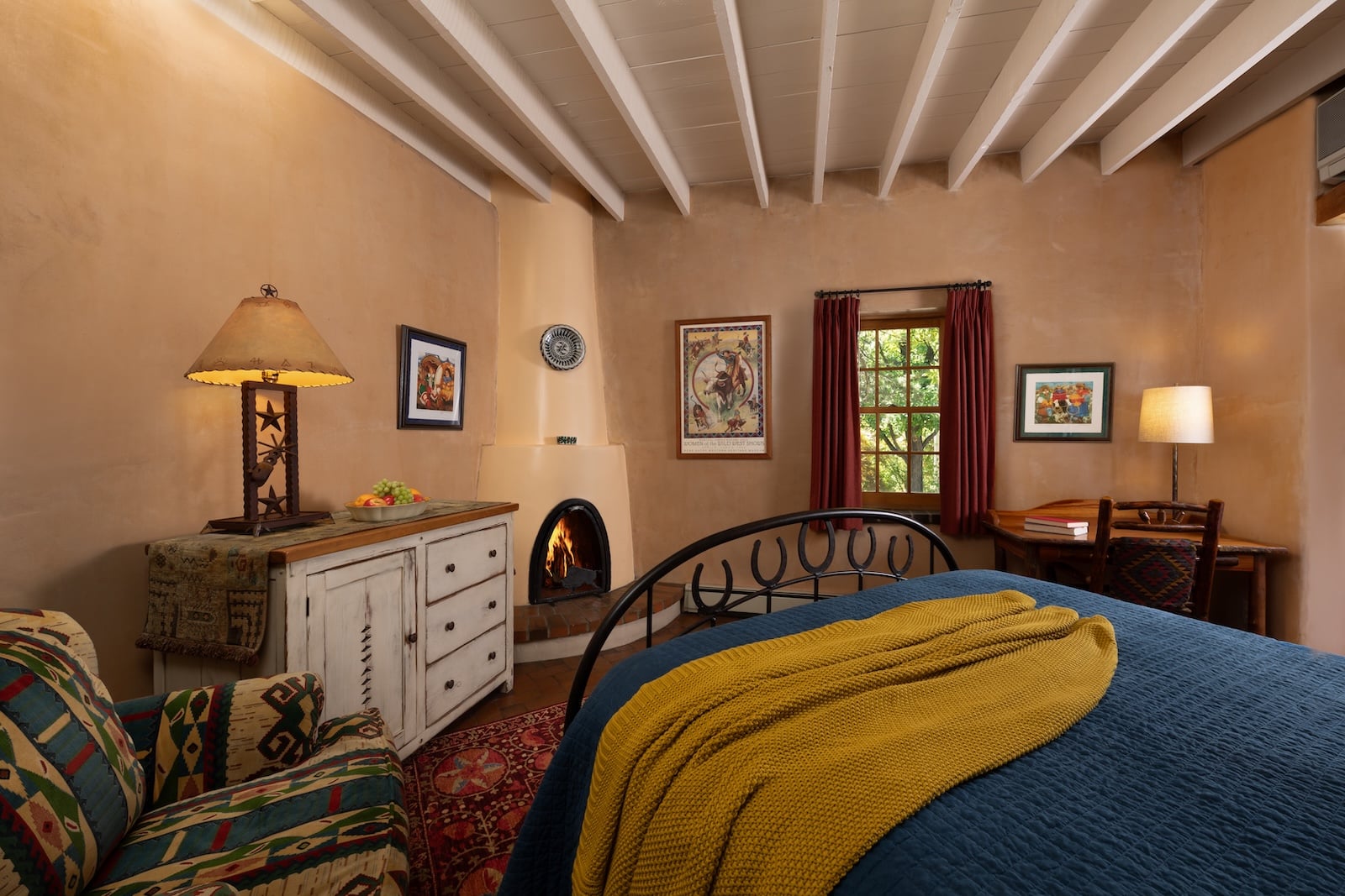 A guest room at our top-rated Bed and Breakfast in Santa Fe