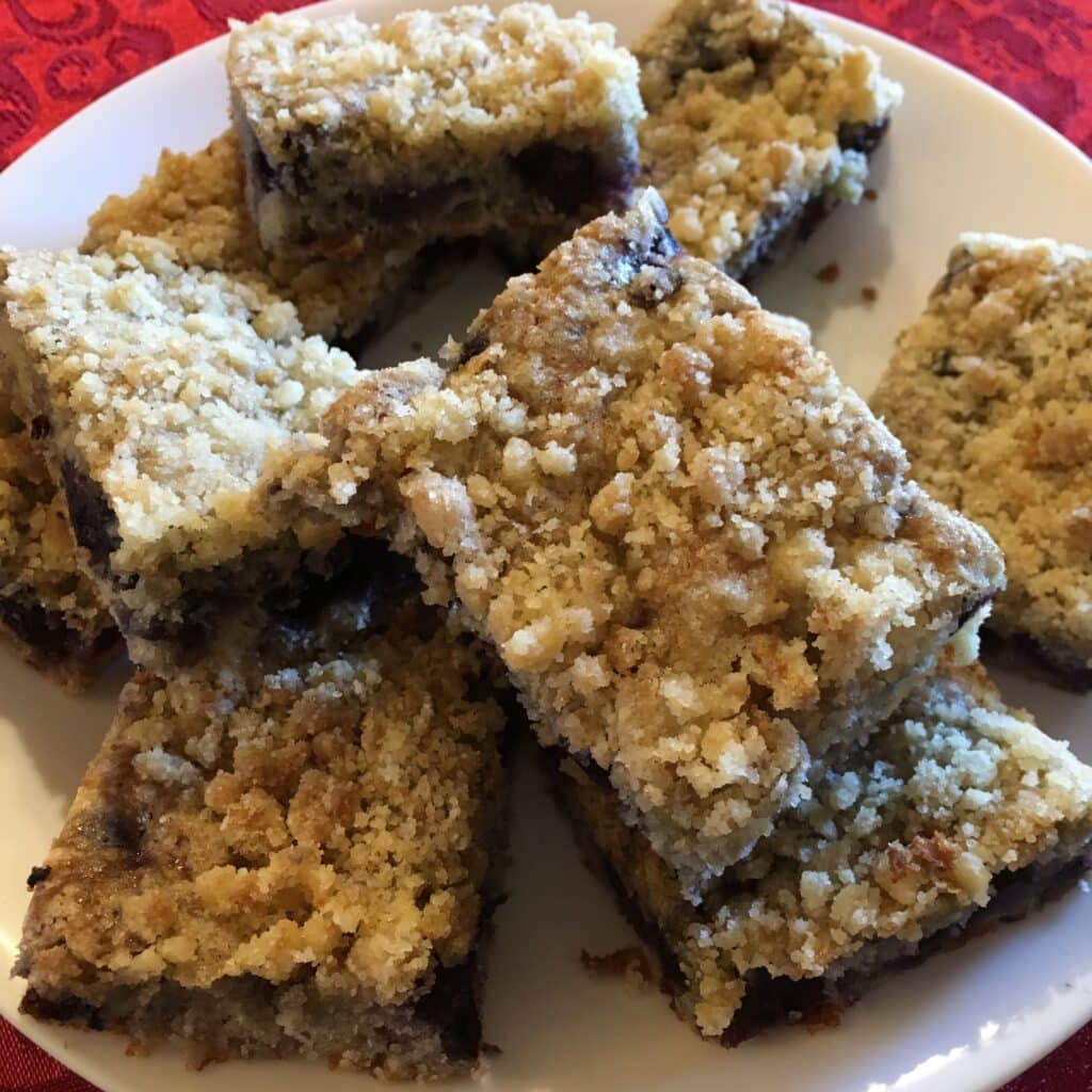 Blueberry platz dessert Vermont Bed and Breakfast Recipes