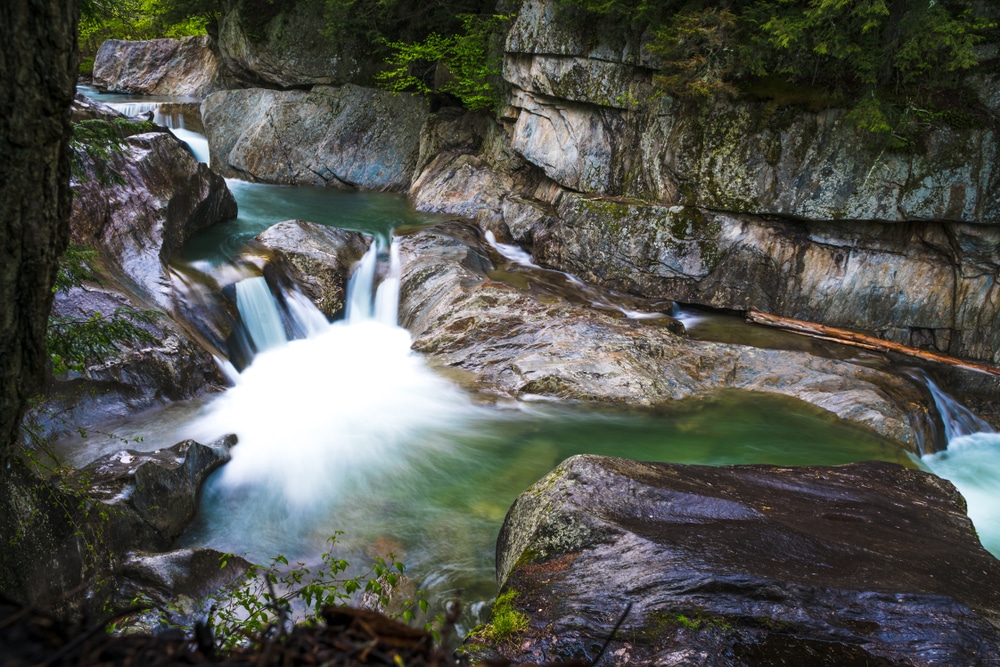 Beautiful Warran Falls in the Mad River valley Near our Vermont Bed and Breakfast