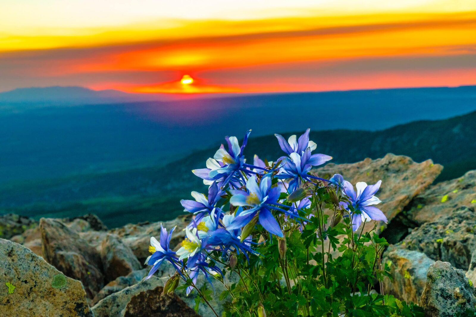 Sunset over Durango Colorado. Best time to visit Durango is anytime!