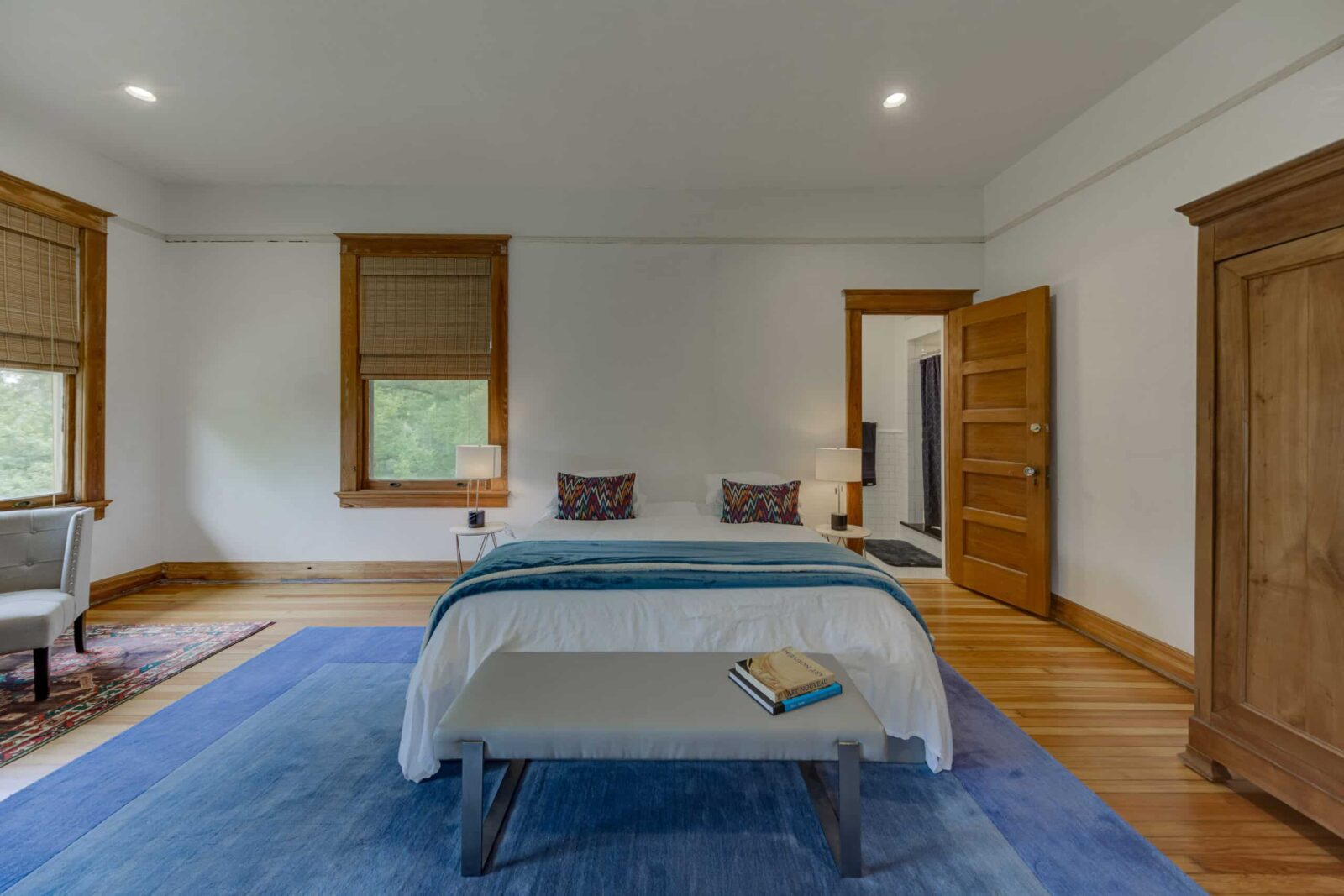 Bedroom at our lodging property near Vicksburg National Military Park