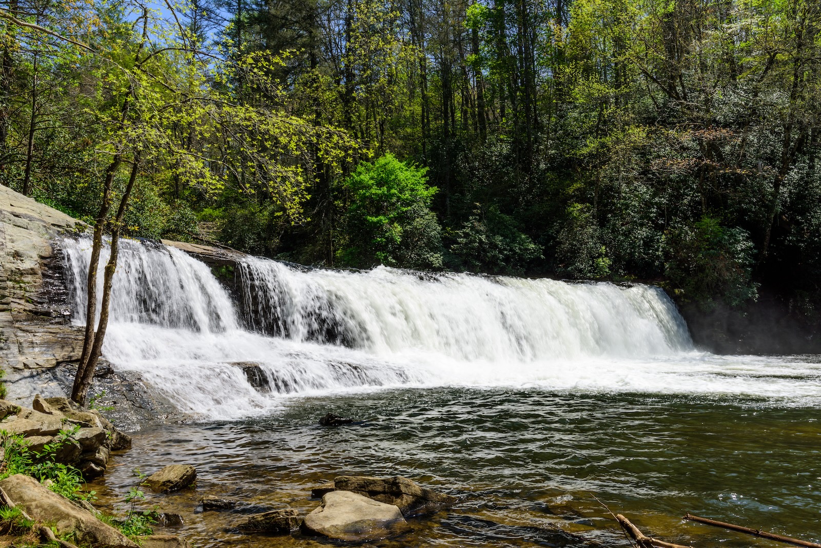 Hooker Falls, along with Triple Falls, are some of the best waterfalls in Dupont State Recreational Forest. 