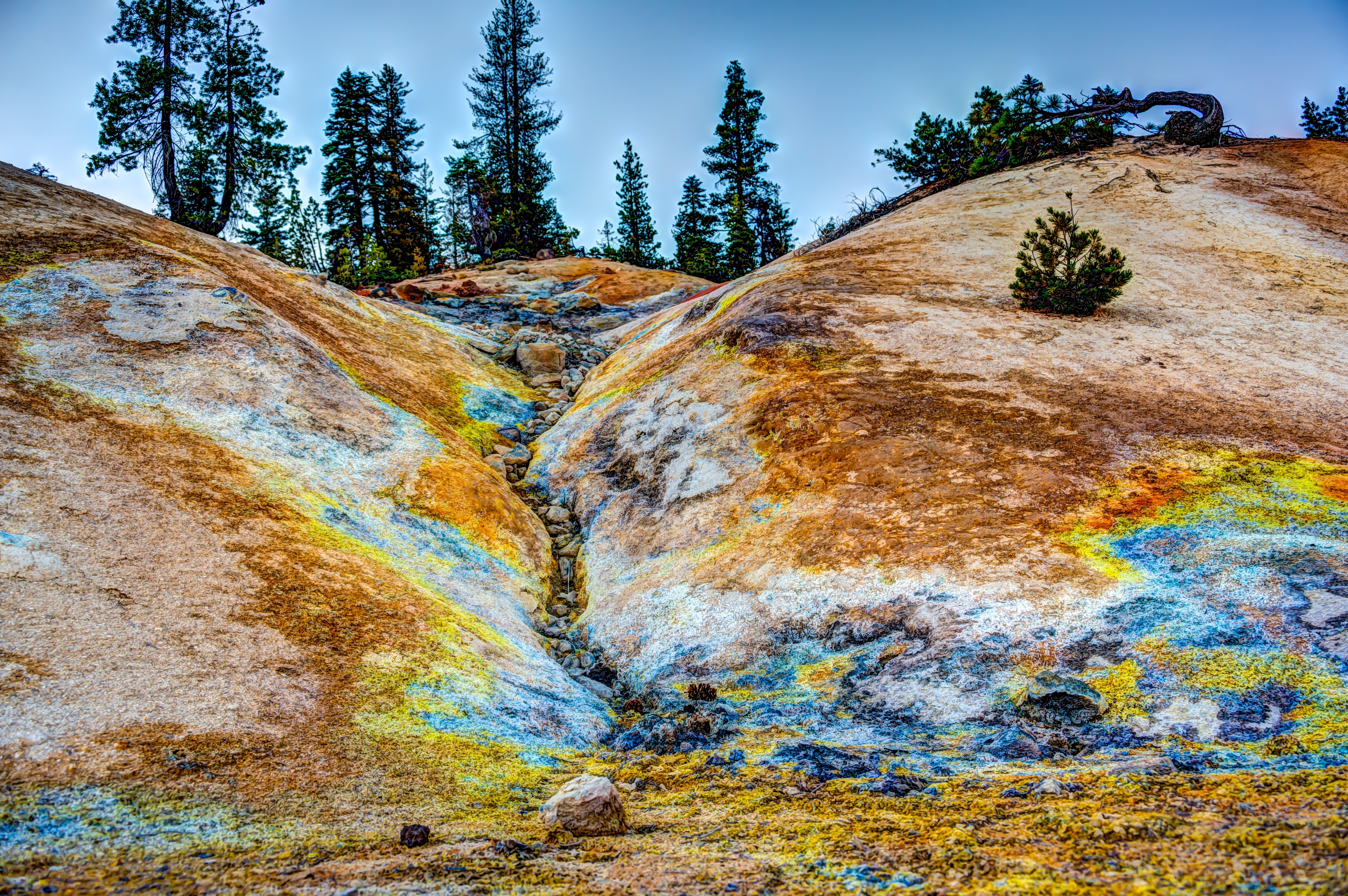 Sulphur Works in Lassen National Park