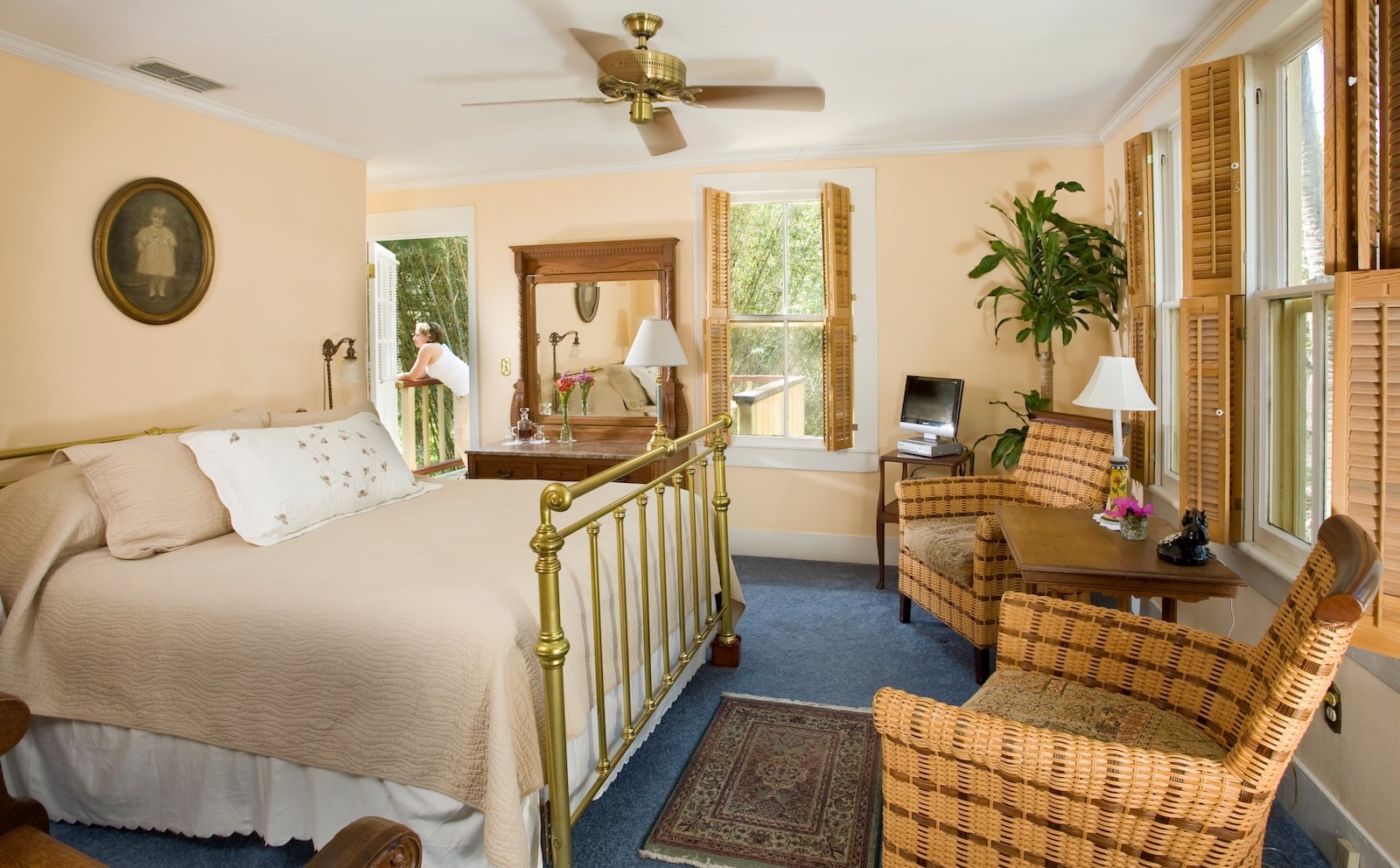 Stay at the best St. Augustine Bed and Breakfast and enjoy spacious rooms with ample seating and a balcony. 