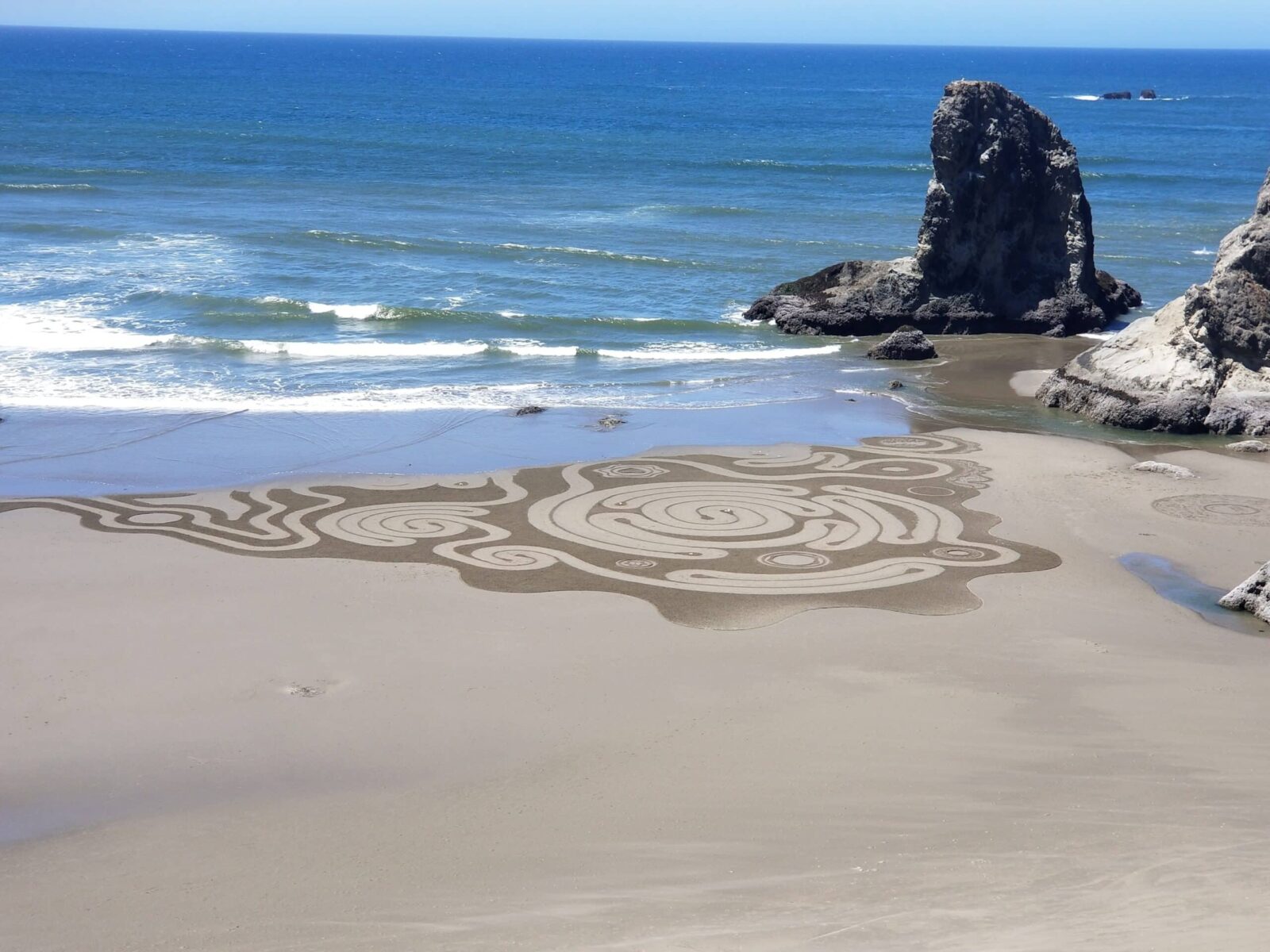 Circles in the Sand in Bandon is one of the best things to do in Southern Oregon in the summer.