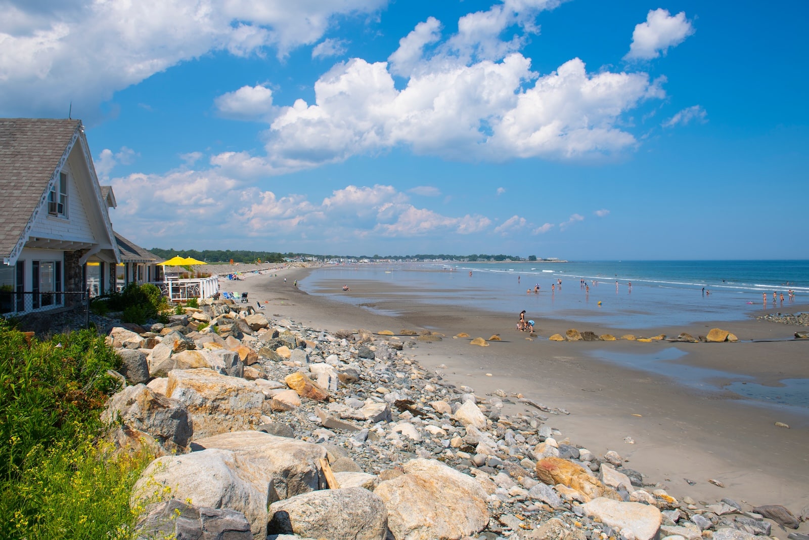 A day at Jenness State Beach Park is one way to spend your time along the New Hampshire coast. The coastline is rugged, yet sandy, and a favorite for beachgoers. 