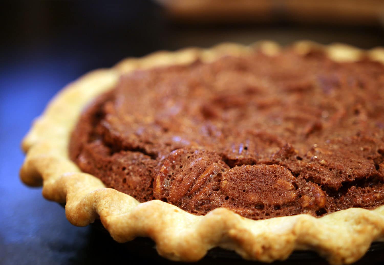 Chocolate Bourbon Pecan Pie