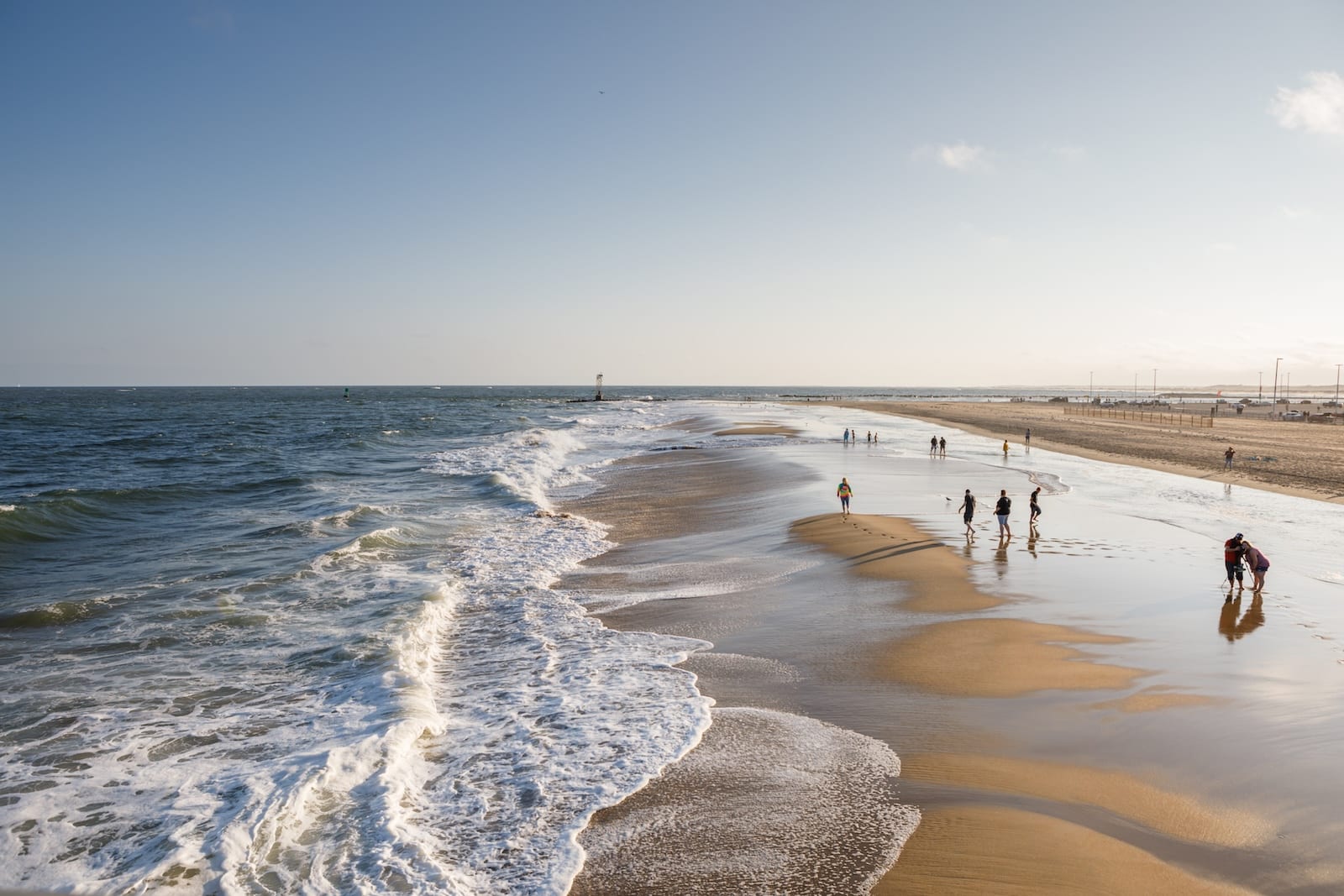 Tourists enjoying Ocean City Beach, in addition to Betterton Beach. 
