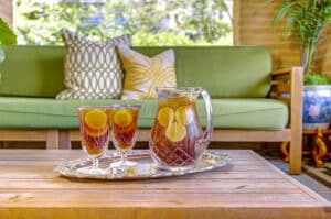 Relax on the Oak Hall Porch after hiking in the Petrified Forest in Mississippi