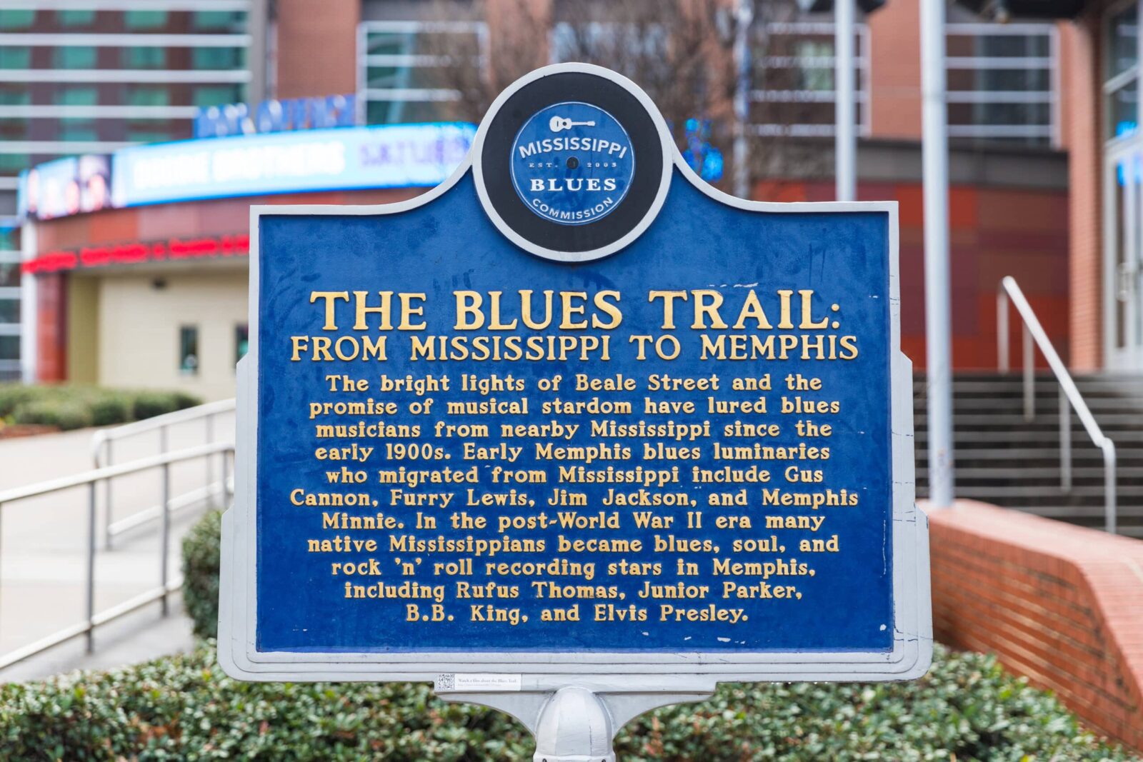 Sign for the Blues Trail