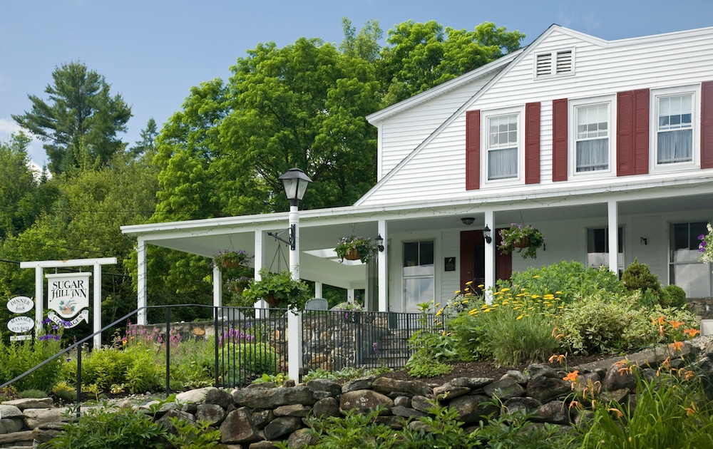 The front of Sugar Hill Inn, the best place to stay near Franconia Notch