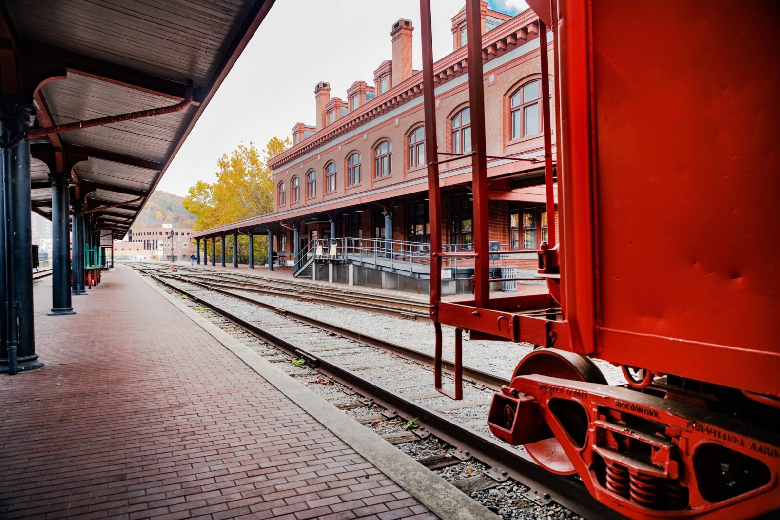 Historic Railroad Station in Cumberand, home of the Western Maryland Scenic Railroad.