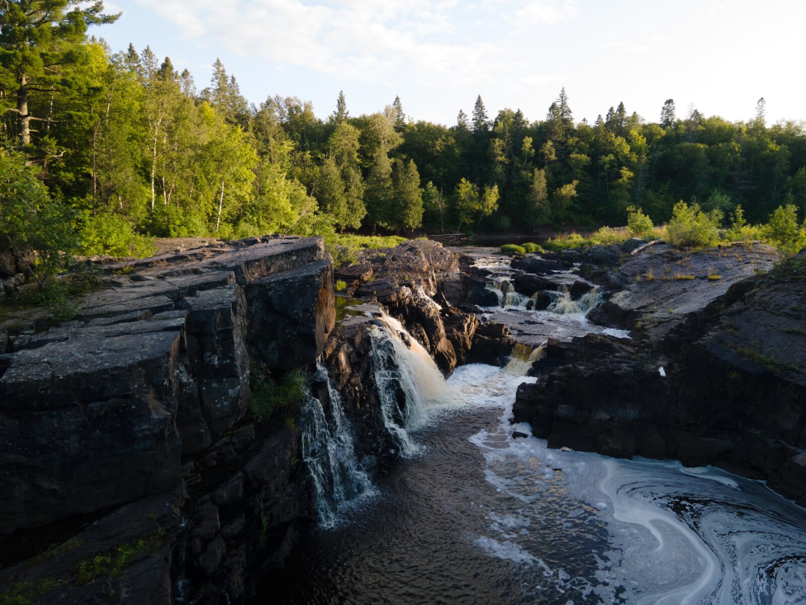 Hike Jay Cooke State Park trails across the St. Louis River in Carlton, MN near Duluth.