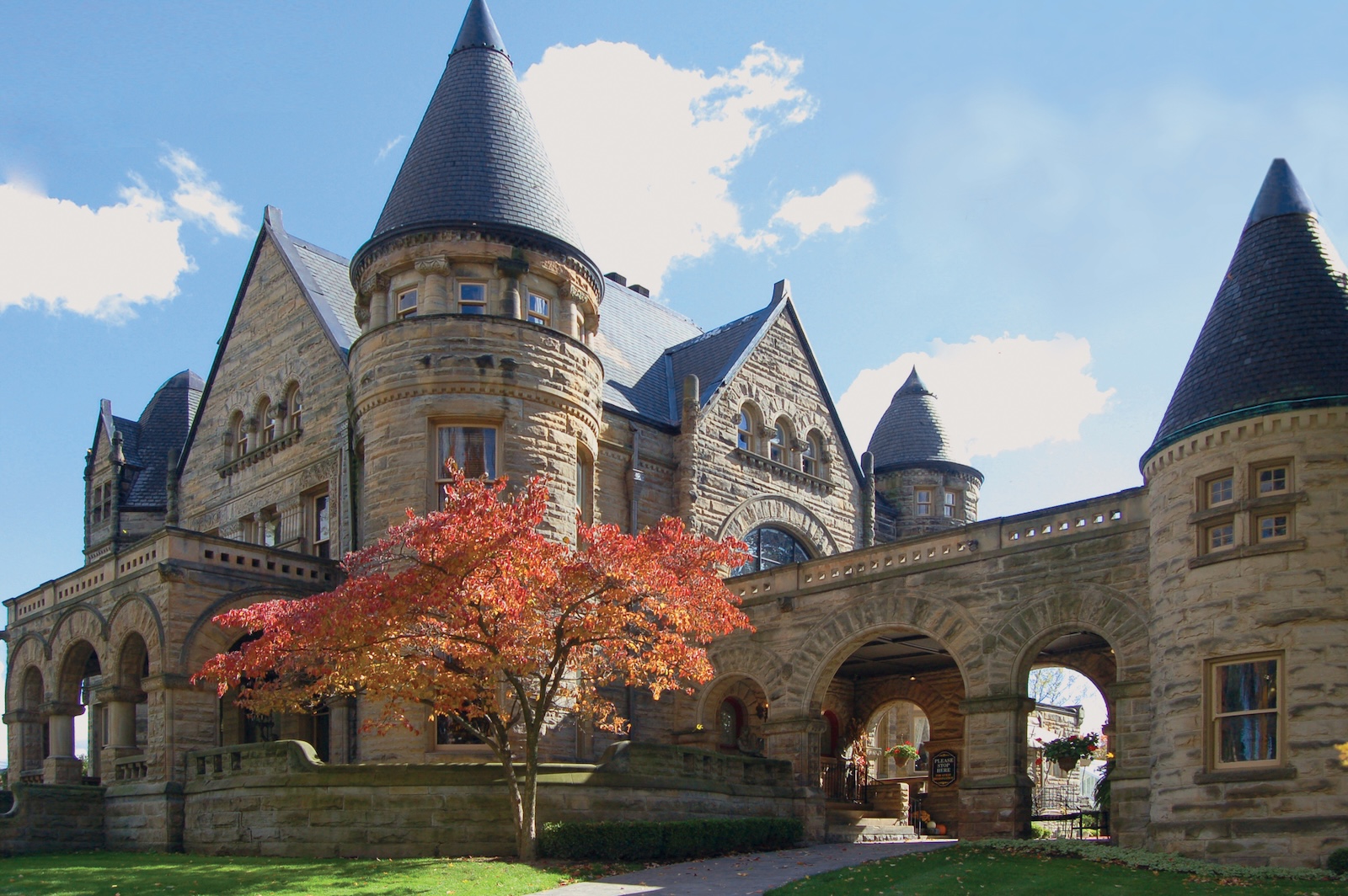 Our historic Bed and Breakfast in the fall