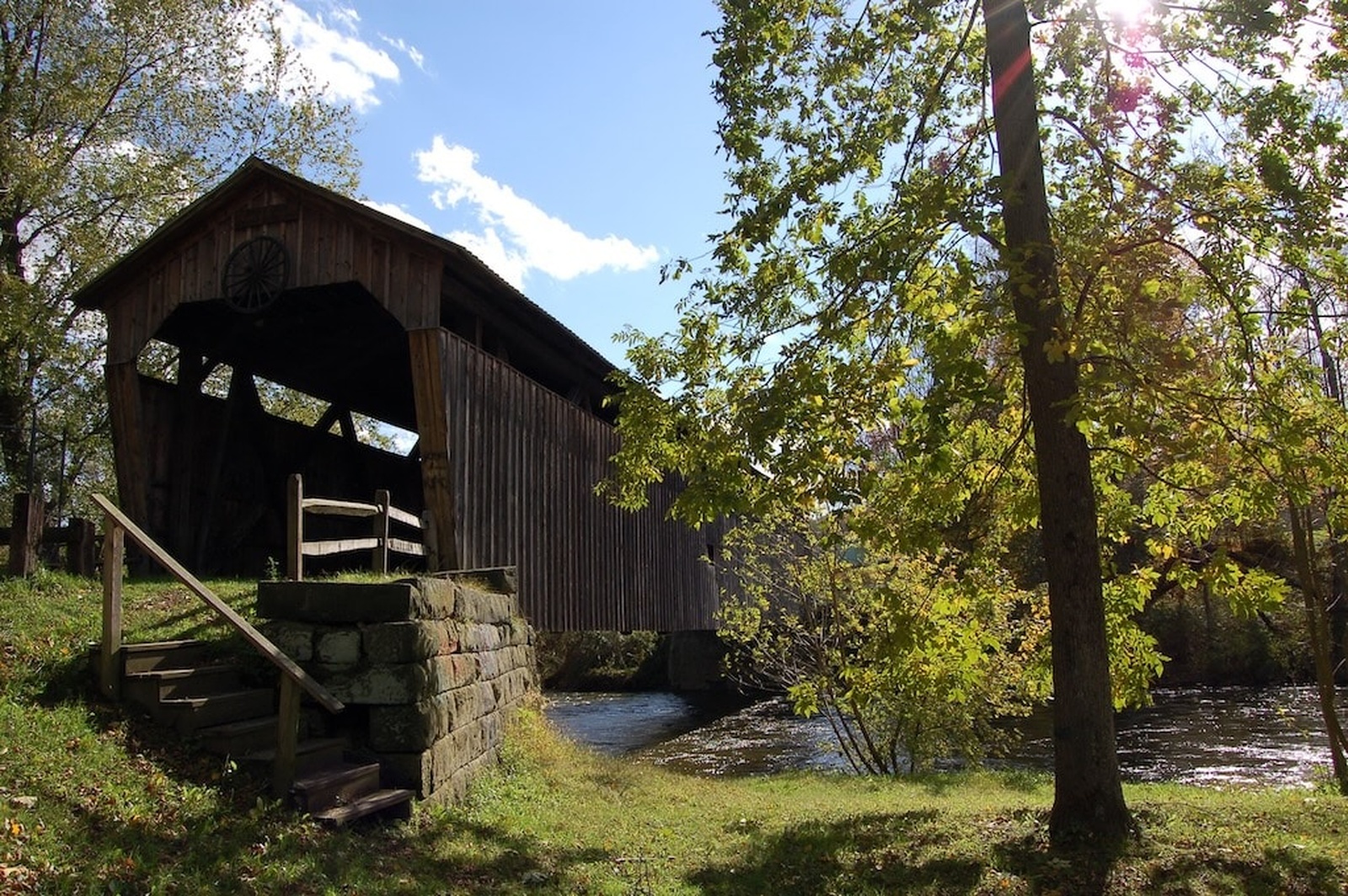 Kidds Mill Covered Bridge near Pittsburg