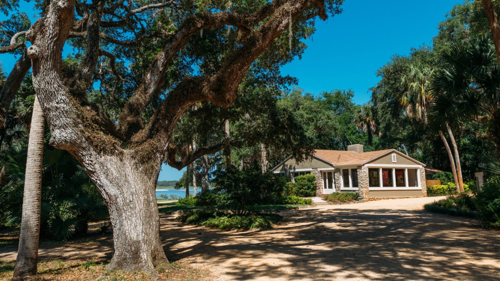 The Historical Young Home at Washington Oaks State Park is now the Visitor Center.