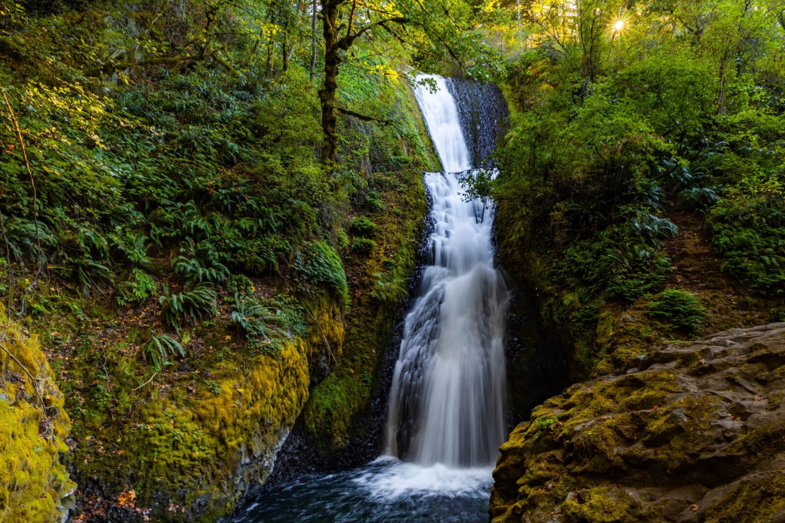 Bridal Veil Falls on the Historic Columbia River Highway