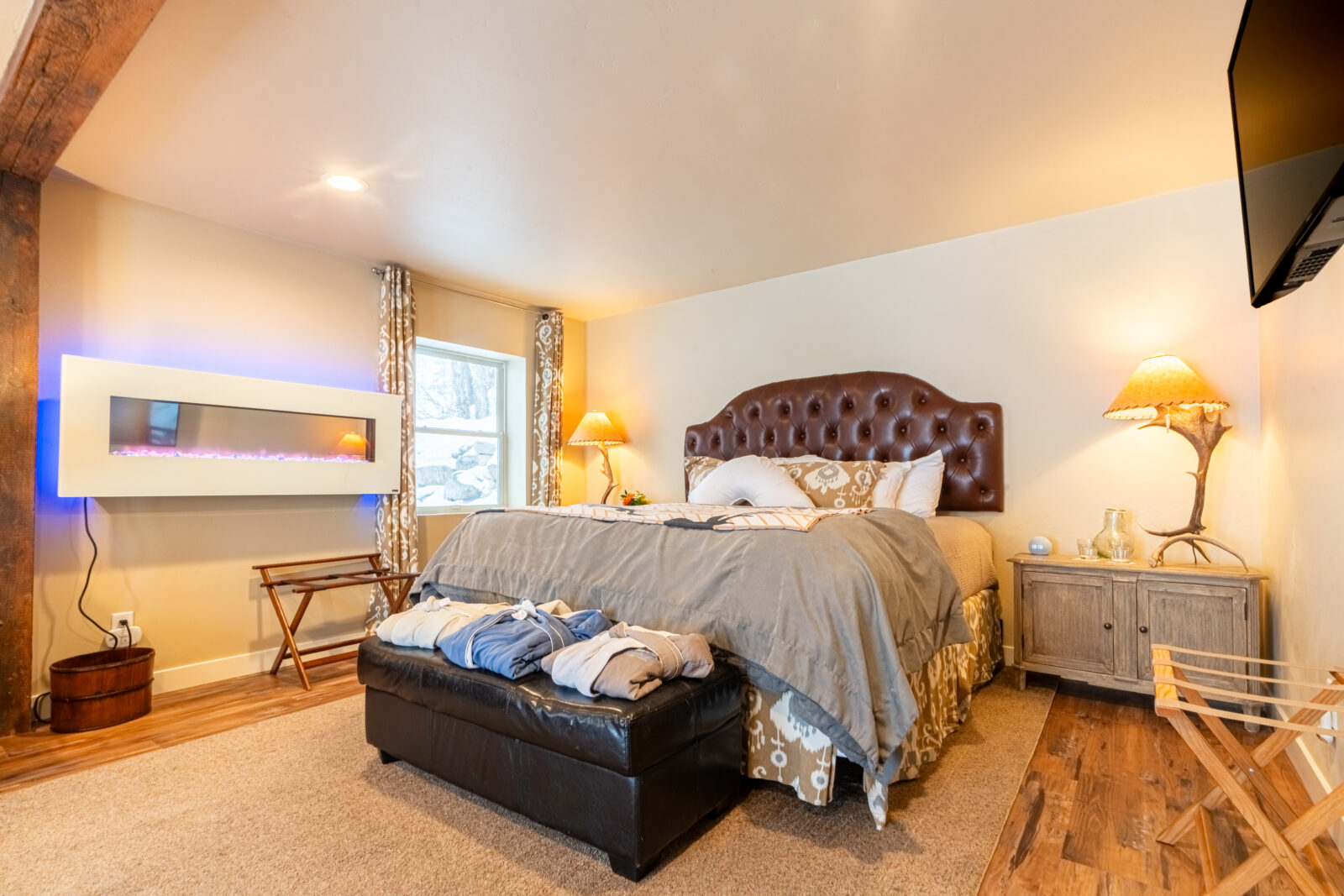 Canyon Creek Suite at our Durango Bed and Breakfast, the perfect place to relax after skiing at Purgatory Ski Resort.